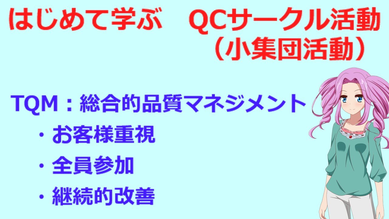 はじめて学ぶQCサークル活動２　QCサークル活動とTQM