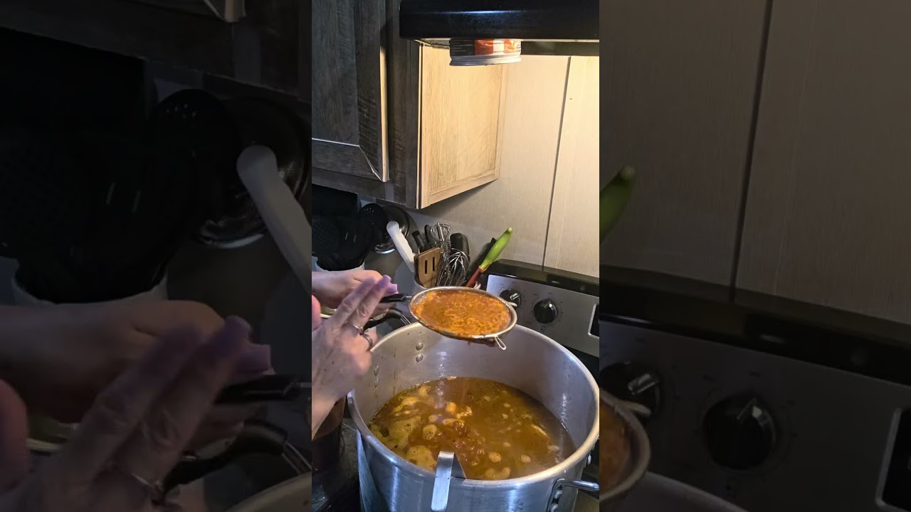 Poniendo los ingredientes ami menudo 