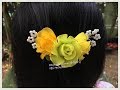 EP67 How to stockingflower (Hair brooches flower)by ployandpoom (ผ้าใยบัว)