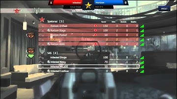 EGL7 : Call of Duty MW3 (PS3) : Infested vs Horizon - Map 2