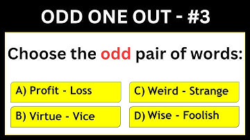 Can You Find the Odd One Out? | Logical Reasoning Test | Mental Math #oddoneout 3
