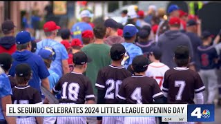 Champion-winning El Segundo Little League celebrates Opening Day