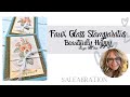 Faux Glass Flowers With Stamparatus: Beautifully Happy Stampin Up!