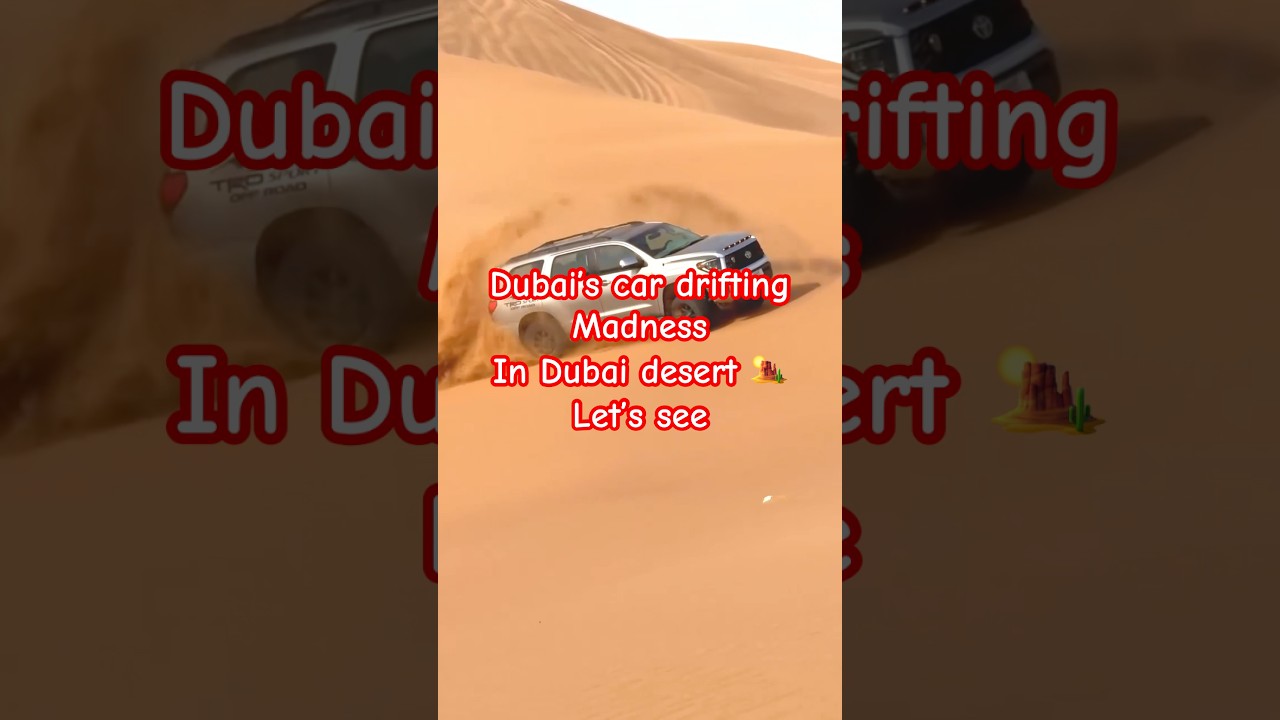 Desert Drift Madness in Dubai 🔥 You Won’t Believe This! 😍