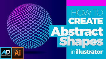How to Make Abstract Shapes Design in illustrator | Adobe Illustrator Tutorial