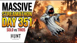 Hunt Showdown SOLO vs TRIOS Bounty Clash — One Death Ends EVERYTHING | Streamathon Day 351
