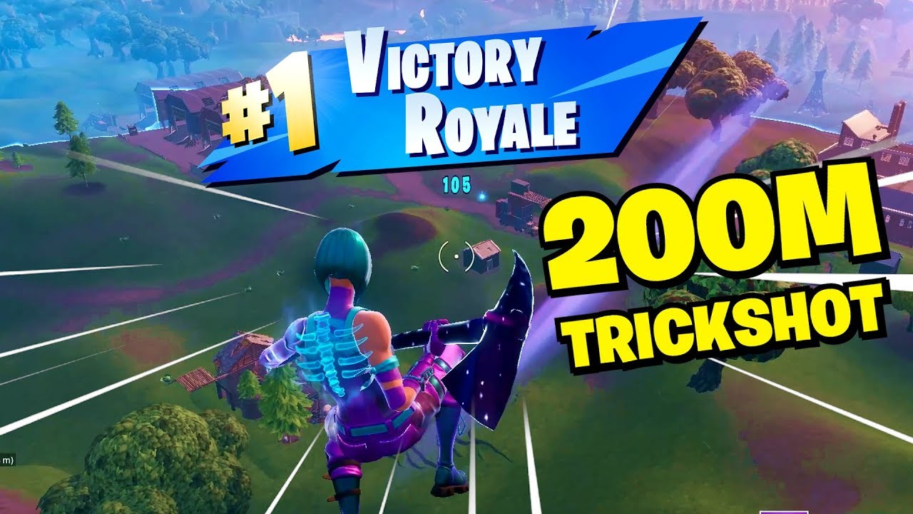 Top 10 Fortnite Trickshots In Season X Insane Youtube