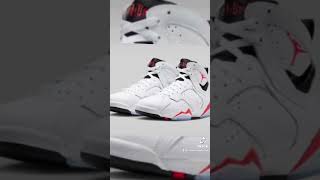 Nike Air Jordan 7 Retro White Infrared Whitecrimson-Black-160