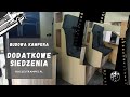Budowa kampera - dodatkowe siedzenia - raczejtrampki.pl