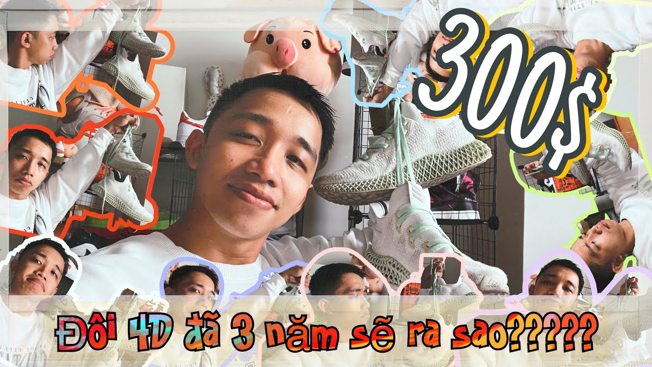 Đôi adidas 4D đã dùng 3 năm hơn của mình giờ ra sao??? Tin lời quảng cáo bỏ ra 300$ 😅😅📸