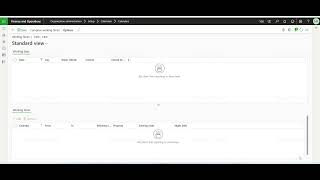 Production Calendar in Dynamics 365fo
