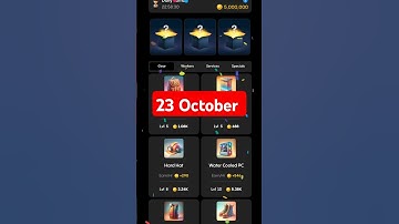 Gemz Daily Combo Today 23 October | Daily Combo Today #gemz #combo #airdrop