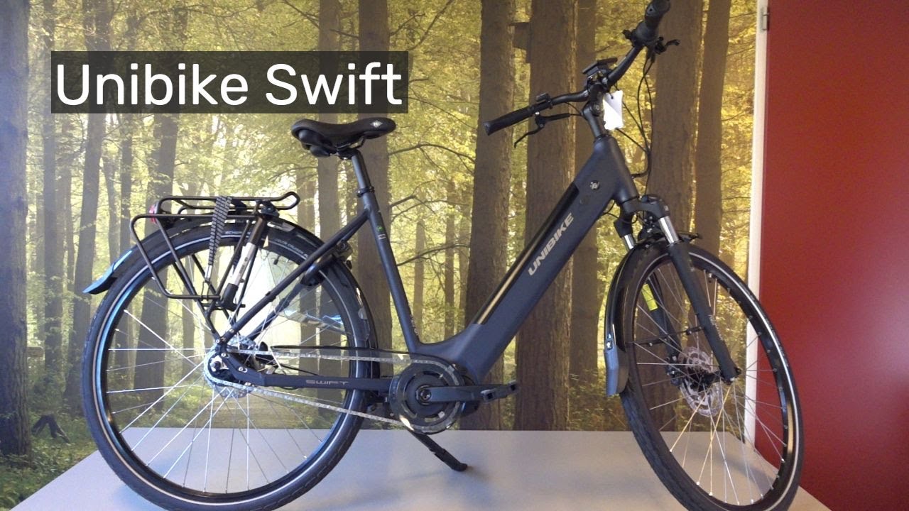 Unibike Swift, elektrische fiets met alles erop wat je nodig hebt - YouTube