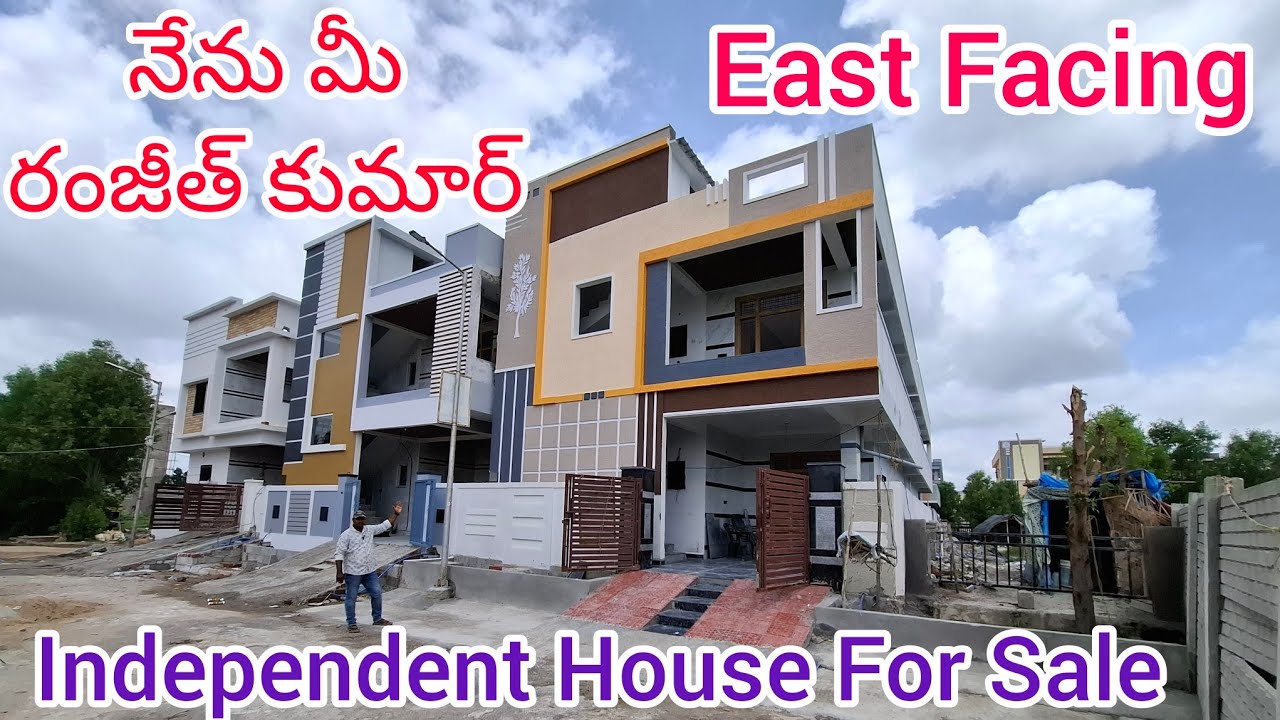 East Facing Corner G+1 Independent House For Sale Near Beeramguda