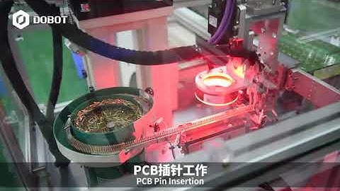 DOBOT SA SCARA Robot - Pin Picking & Inserting Project San Jose University