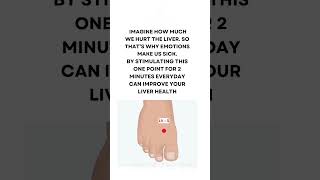 Liver Health Acupressure Point LV-3 | Natural Wellness Tip #liveracupuncture  #naturalhealing