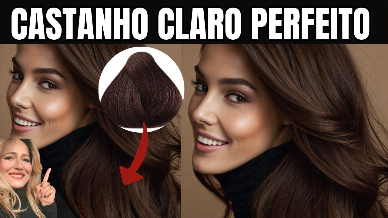 CASTANHO CLARO PERFEITO: MISTURAS Que NINGUÉM Te CONTOU e Como Cobrir CABELOS BRANCOS
