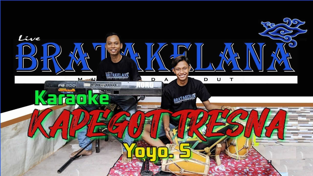KAPEGOT TRESNA Karaoke KENDANG RAMPAK Version ( Yoyo S )