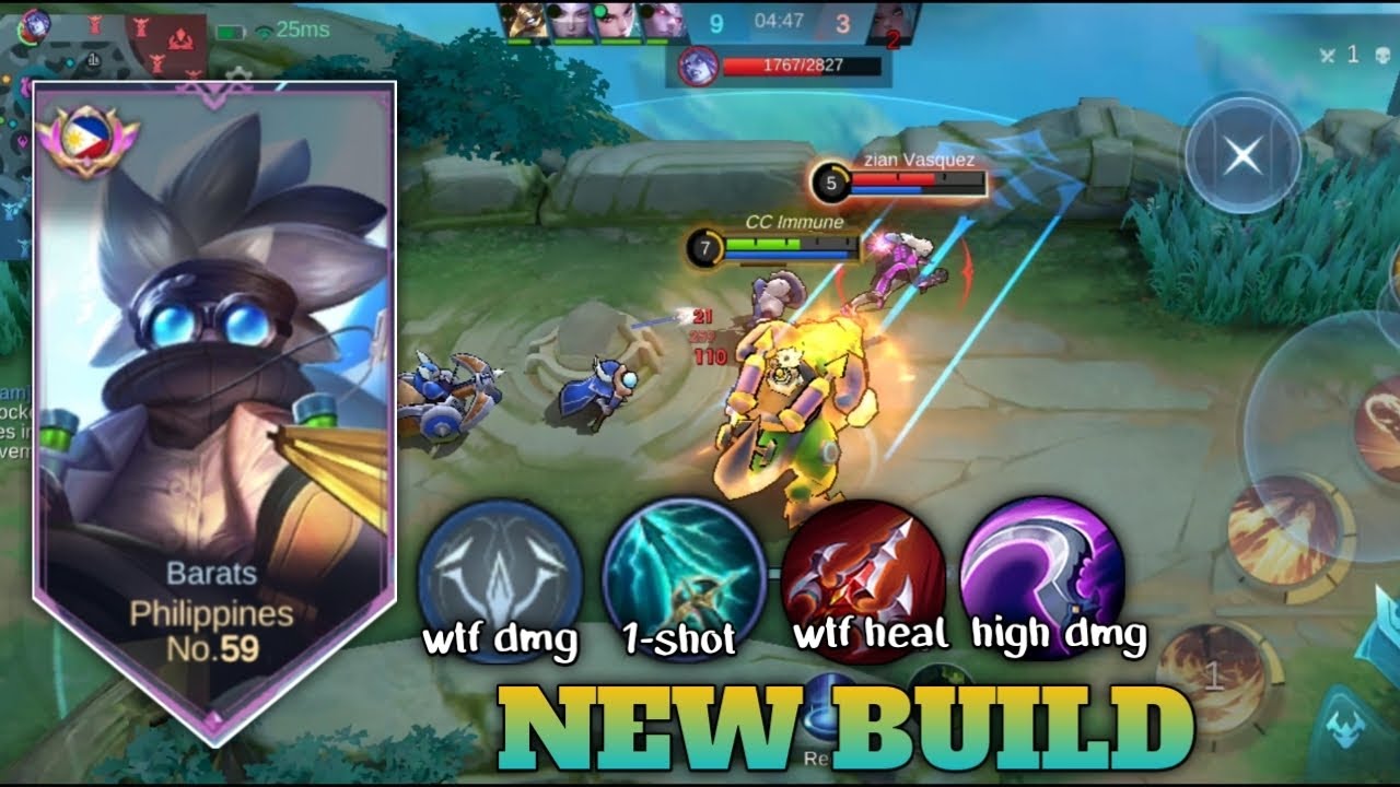 NEW ONE-SHOT BUILD TO DOMINATE IN NEW SEASON | AUTO WIN | MLBB🦖 - YouTube