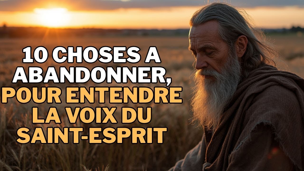 10 choses à abandonner pour entendre la voix du Saint-Esprit