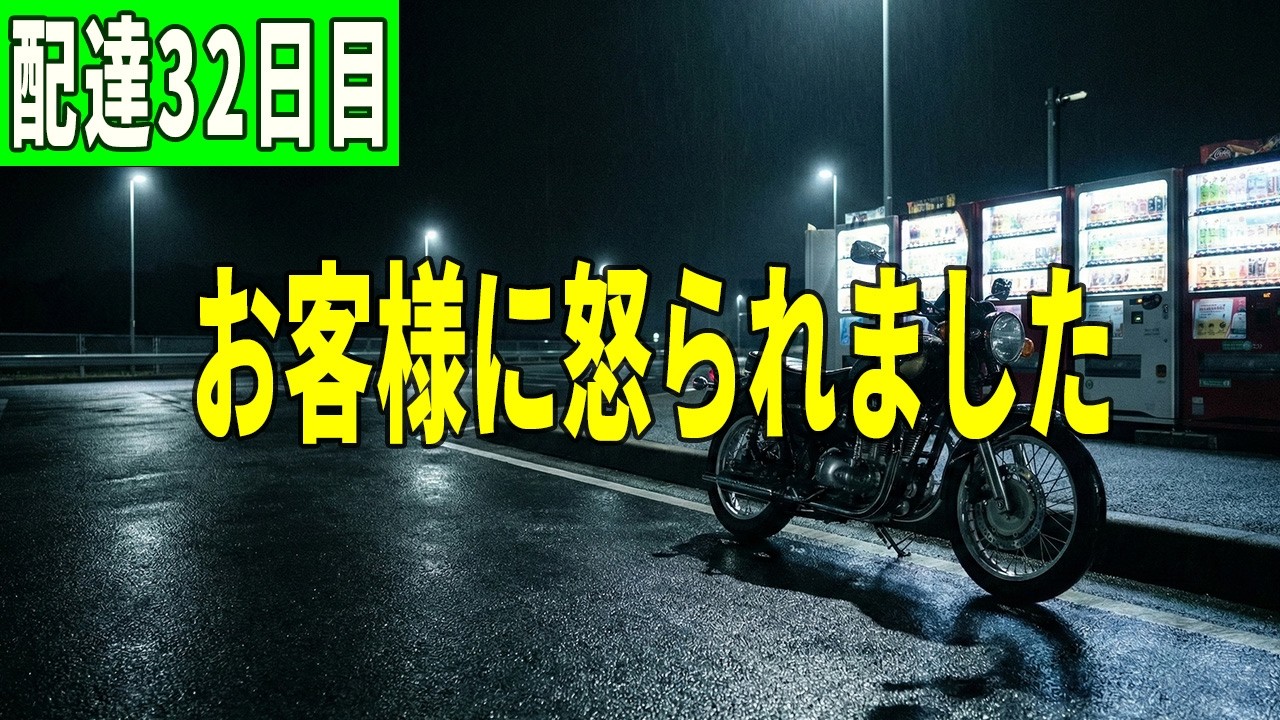 ウーバーイーツ32日目「お客様に怒られましたが…」
