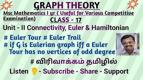 #trb #trb #polytecnictrb #mscmaths #graphth #eulertrail #eulertour