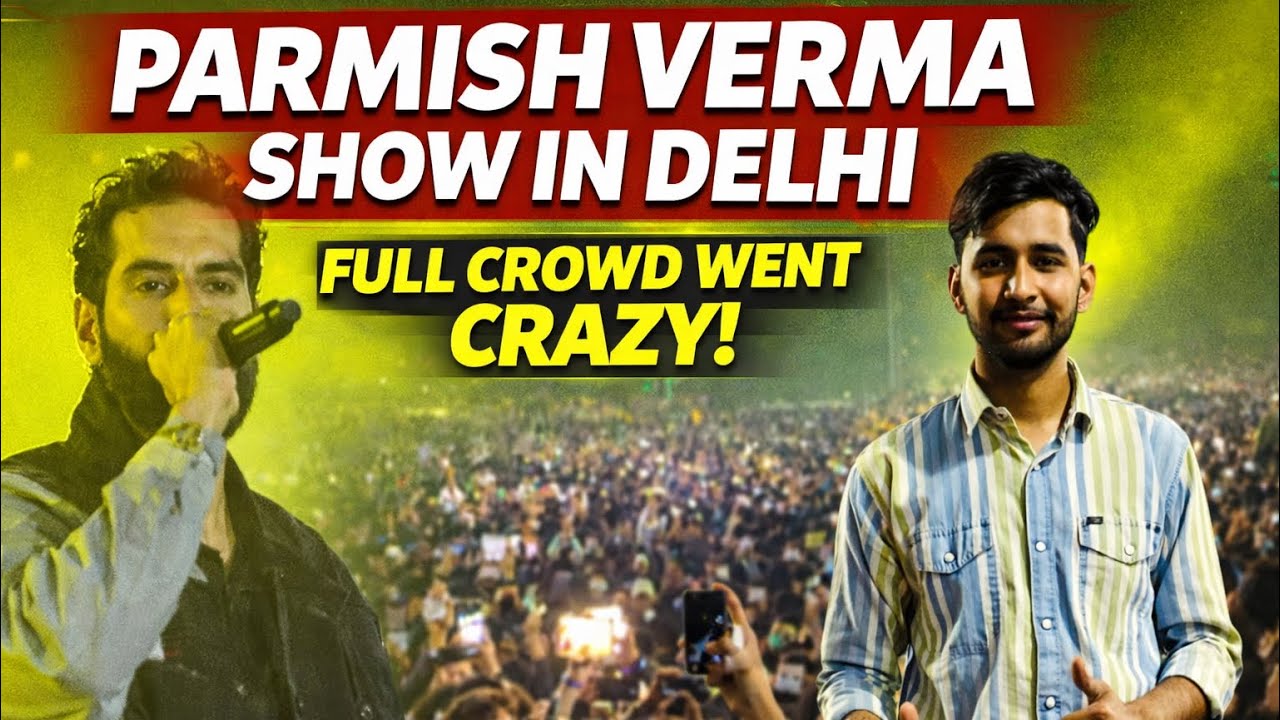 Parmish Verma Live in Delhi 2026 | Full Concert Energy | gaganvlogs26