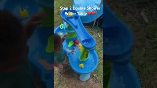 Grabbed this at Costco @ $45! Step 2 Double Shower Water Table #sensoryplay #waterplay #toddler
