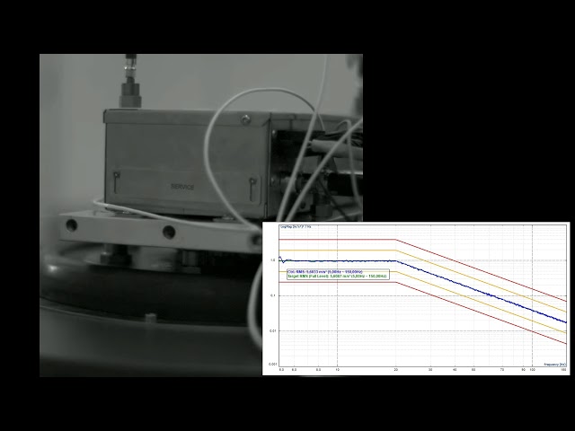 Prova di vibrazione casuale su scatola