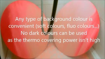Red Thermochromic Ink UK: Opaque to Transparent Color Change Demo
