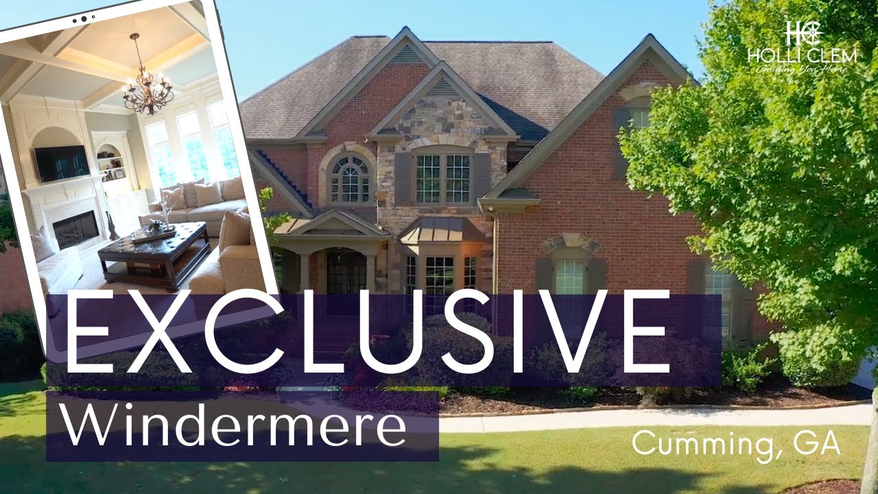 Forsyth County Real Estate: Exceptional home in exclusive Grandview section of Windermere!