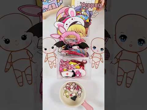 핑크 vs 블랙 코디 ★ Pink vs <strong>Black</strong>  #shorts #<strong>diy</strong> #paperdolls 예뿍 종이구관 종이인형