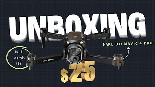 Unboxing & Reviewing Xs6 Drone Fake Dji Mavic 4 Pro