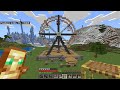 Bedrock SMP Episode 5: Emerald Ferris Wheel and a Carousel Princess #minecraft #minecraftletsplay
