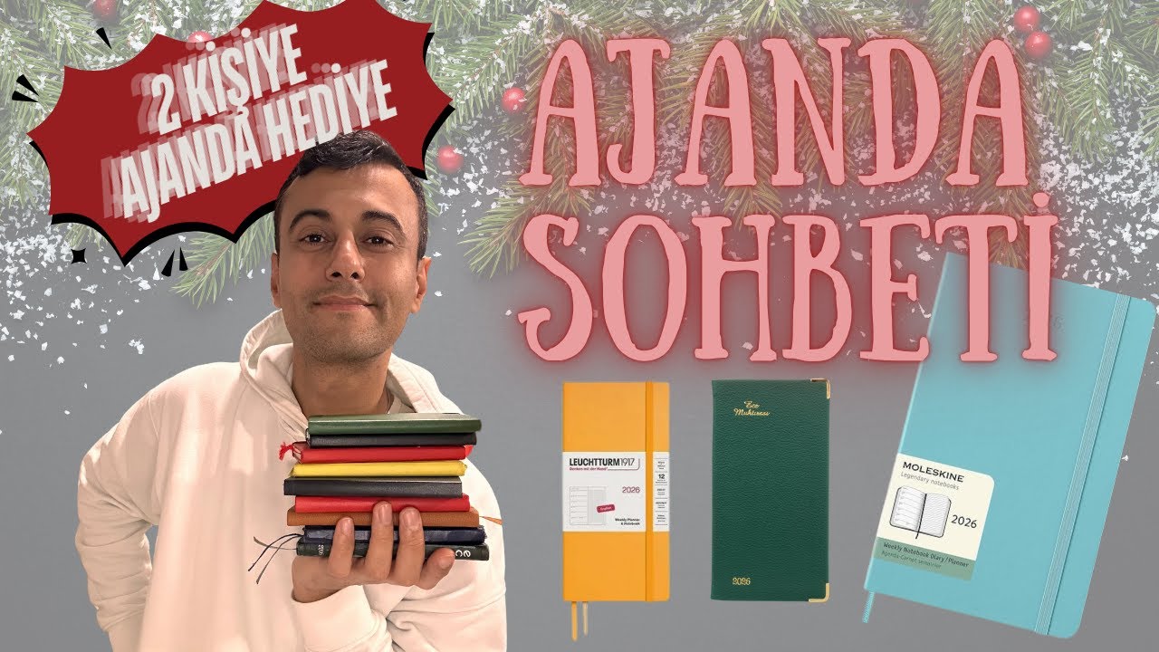 Ajanda Hediyesi ve Sizi Yeni Yılda Ajanda Kullanmaya Nasıl İkna Ediyorum 📒