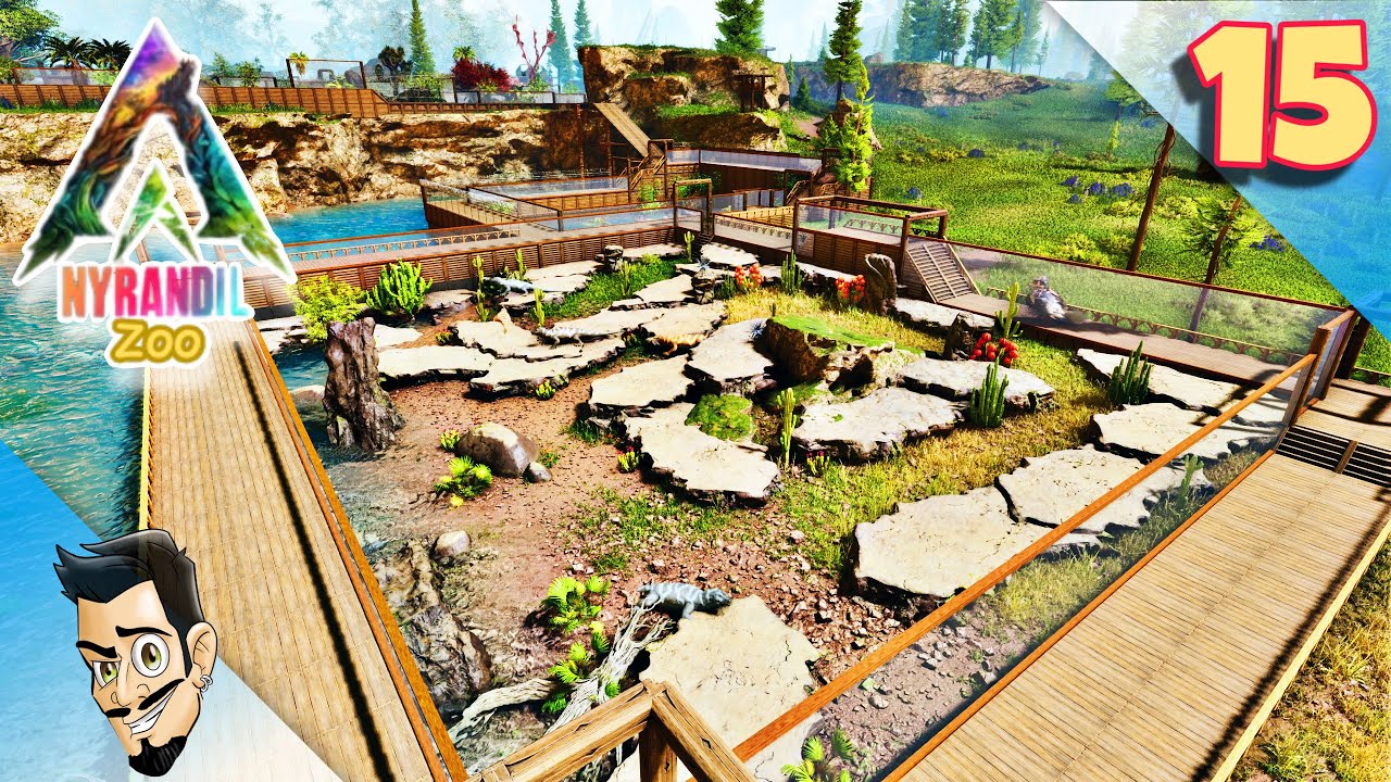 " ARK ZOO " JE CONSTRUIS UN ENCLOS POUR MES GROS VARANS ! EP15 NYRANDIL ARK SURVIVAL ASCENDED