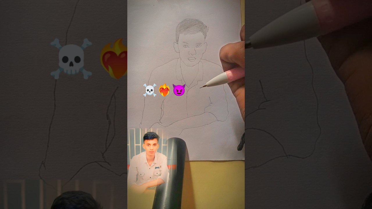 Sketching art pictures Pencil ✨😈 Sketch 