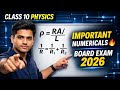 Resistivity Numericals | Resistance in Parallel | Class 10 Physics Board Exam 2026 | Professor GenZ