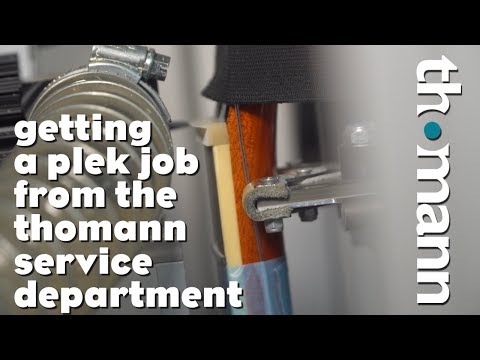Getting a PLEK job from Thomann - what is plek?