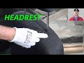 How to adjust car seat Headrest