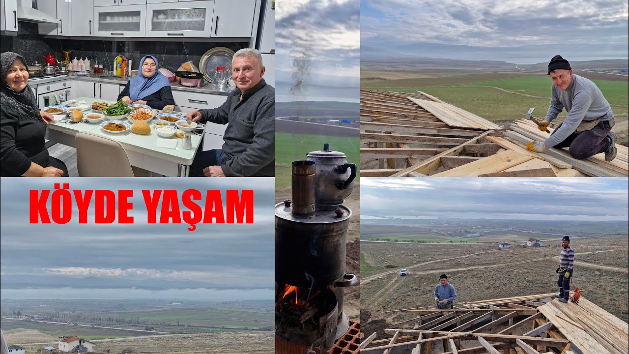 MİSAFİRLERİMİZ  GELDİ AKŞAM MENÜMÜZDE NELER VAR KOMŞUMUZUN EVİ BİTİYOR