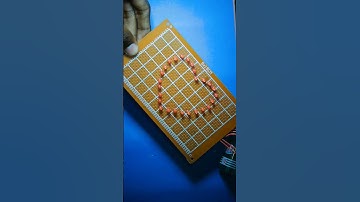 Beautiful Heart Shape LED Chaser Circuit #shortsvideo #shorts #diy