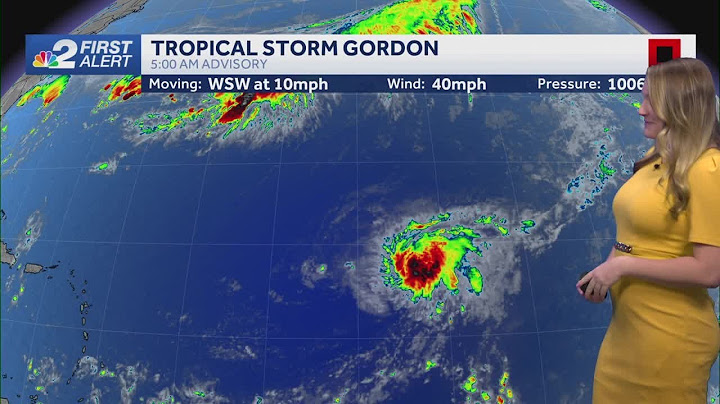 Gordon clinging to Tropical Storm strength, Area to watch off SE US