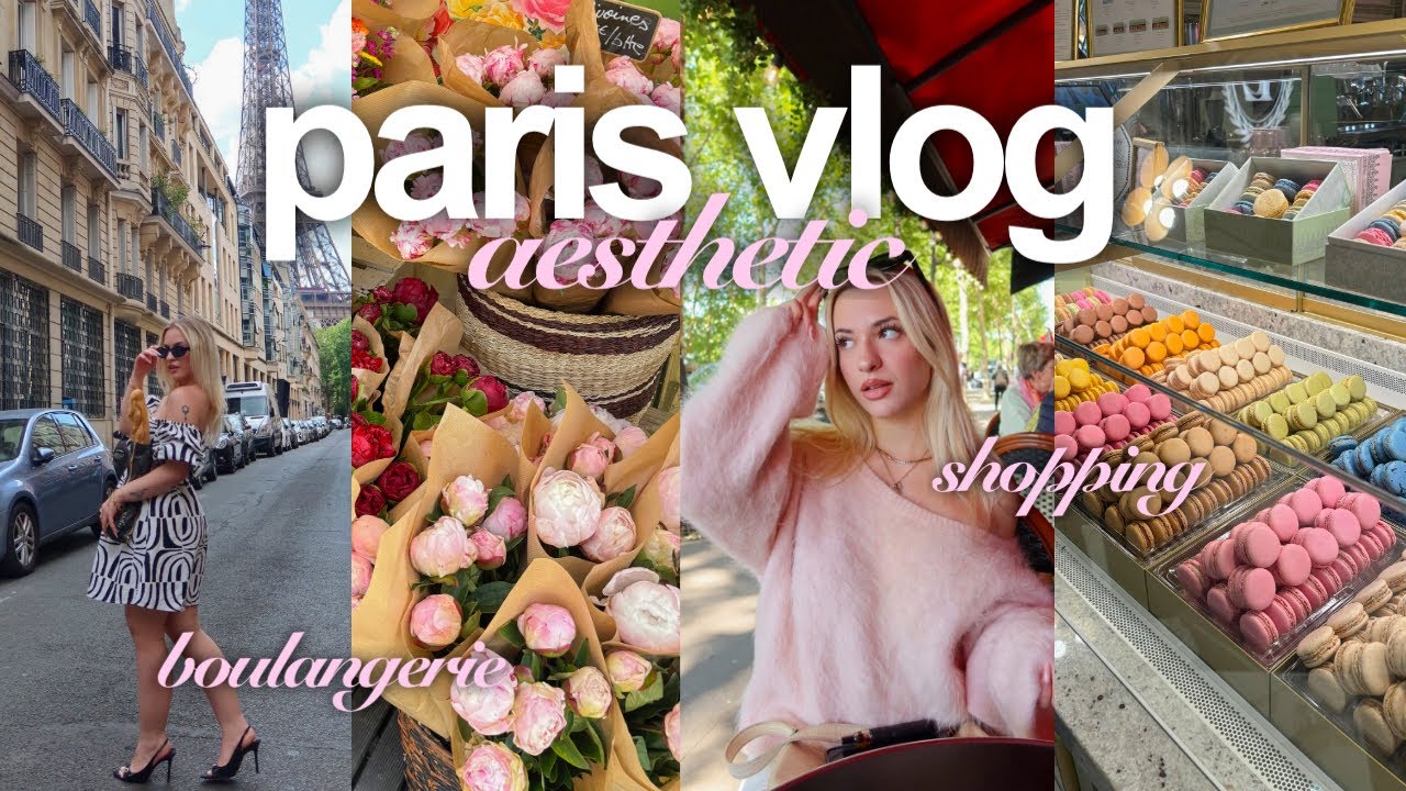 PARIS VLOG 🇫🇷 boulangerie, vintage shopping, photos inspo