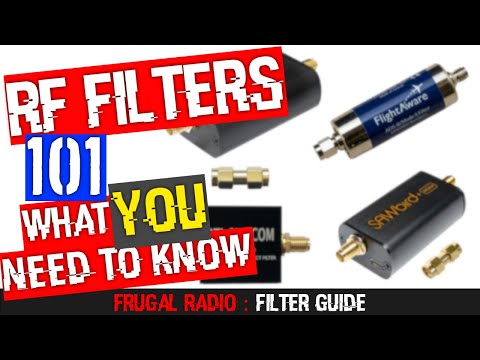 Filters 101 : Improving reception with your SDR or radio - a look at RF filters