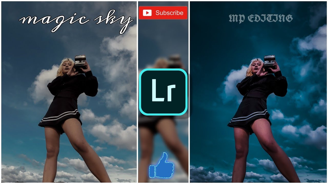 magic sky presets - Lightroom mobile presets DNG | magic sky presets  tutorial |retro presets|4|