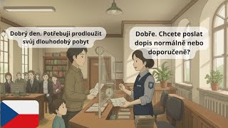 15 Czech Conversation Topics At The Immigration Office For Beginners 10 Short Dialogues A1A2