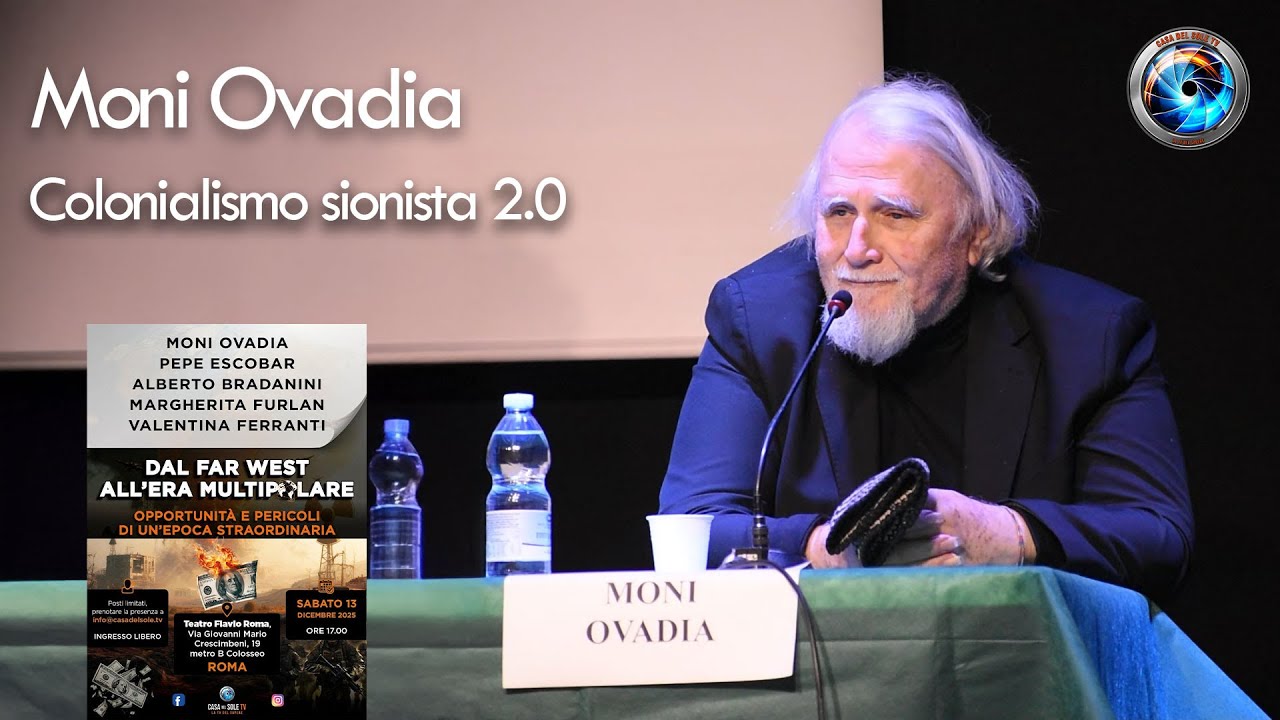 Moni Ovadia: Colonialismo sionista 2.0