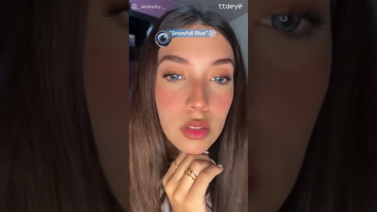 Try on 5 different colored contacts. Which is the best🎨