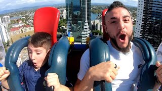 Scary Theme Park Ride 🎢 Slingshot Ride 🎡Amusement Ride 🎟️ Oliver and Lucas Fun Videos for Kids by Oliver and Lucas - Educational Videos for Kids 59,882 views 10 months ago 4 minutes, 4 seconds